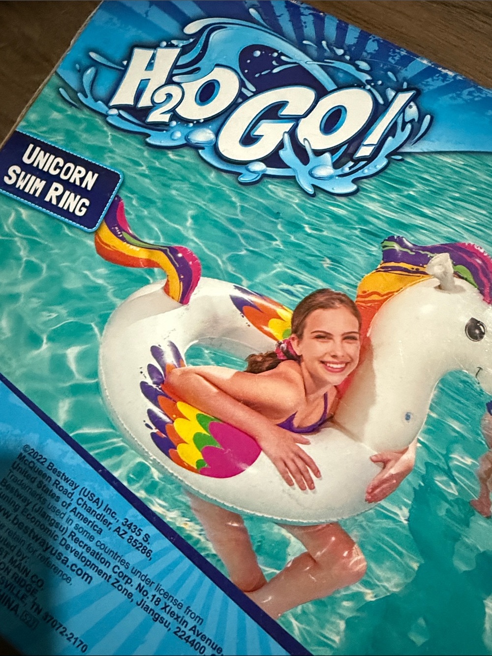 NIB Rainbow Unicorn Pool Float